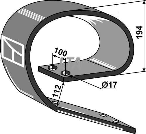 101.10415 Overdel 150x14 - Billede 1
