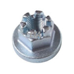 Kronmøtrik med fastskive M30/75