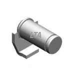 Bolzen mit Verdrehsicherung D40x71/90 Zn