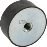 Gummidæmper Typ-E D50x20/M10-75