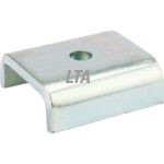Klemplade 60x6x74 U-42x15 1xD10,5 Zn