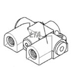 Ventil m.Drossel Markør M18x1,5