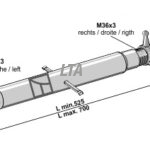 Topstang  kpl. - Kat. III/II