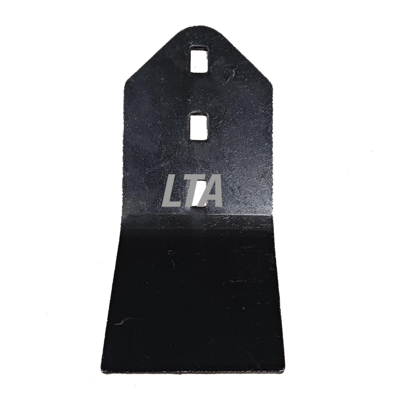 A153 110 mm bukket planerplade incl bolte - Billede 1