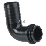 Plastvinkel 1 1/2"x 38mm uden omløber