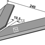 Radrenserskær 240mm Steketee