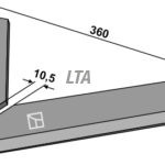 Radrenserskær 360mm Steketee