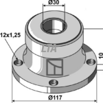 Leje til blandetallerkner hul kreds Ø98