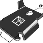 Antirotations låseplade til 1.HH-323012