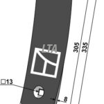 Ledeplade til Karat 80mm