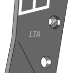 Holder for vendbar spids - venstre
