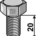 Bolt M12x1,25 20 12.9